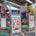 China Booths Lieferanten Stand Design und Konstruktion gebogenem Aluminium Fachwerk